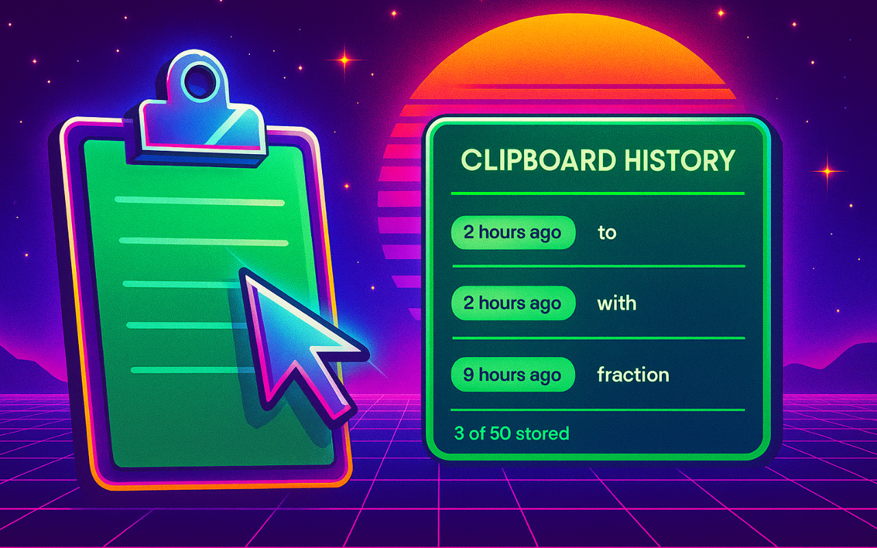 Clipboard-history - Clipboard is a Chrome extension that keeps a history of the items you copy in your browser, making it easy to revisit and reuse copied content